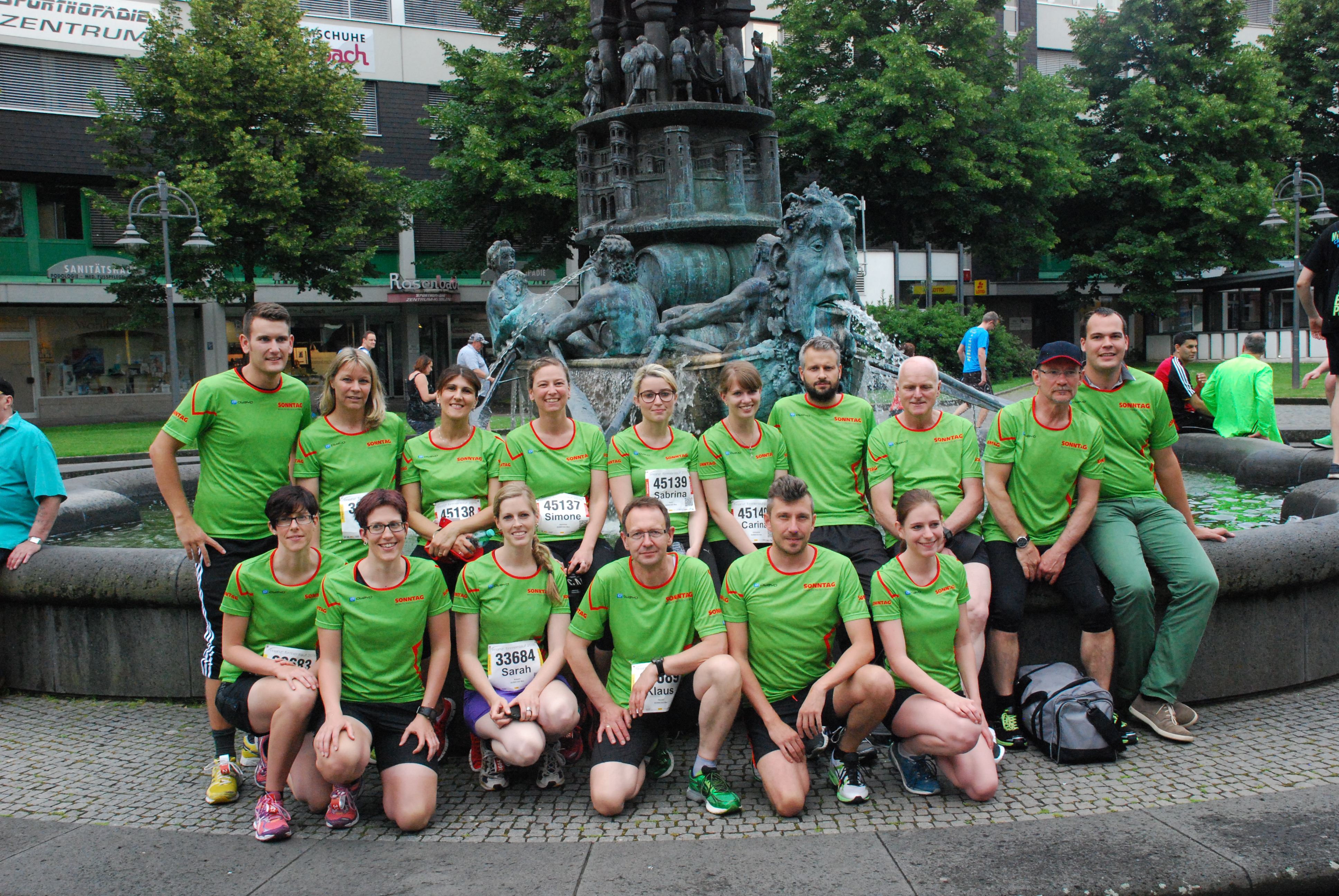 Münz-Firmenlauf 2016 - Läufer mit neuem Outfit