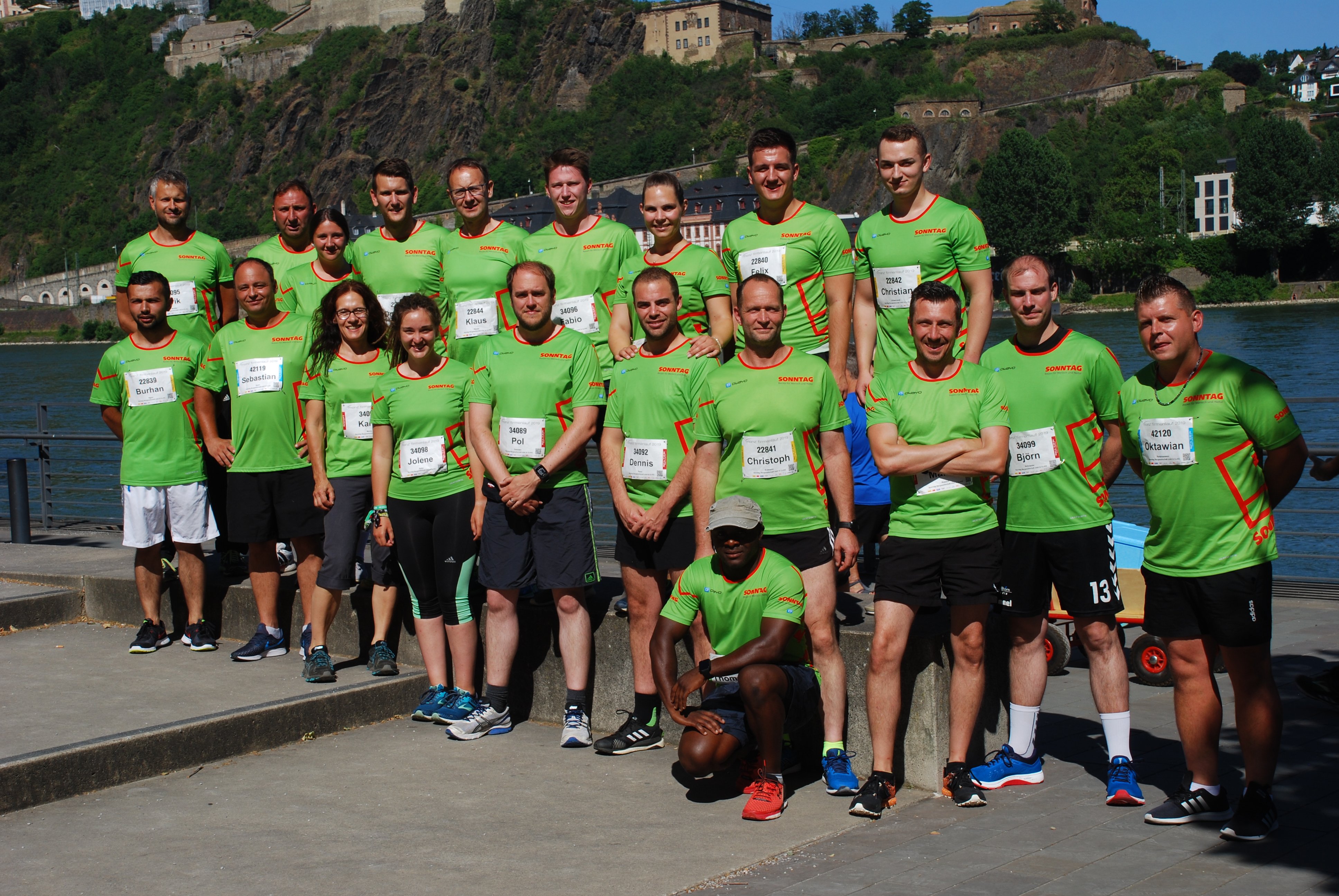 Münz-Firmenlauf in Koblenz - Juni 2019